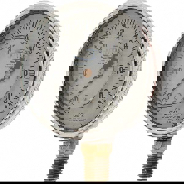 Pressure Gauge: 2-1/2